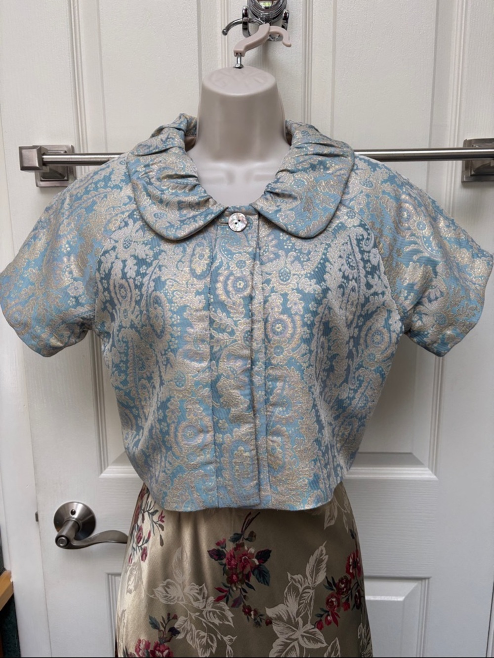 vintage Night Way Collection cropped short-sleeved jacket bolero